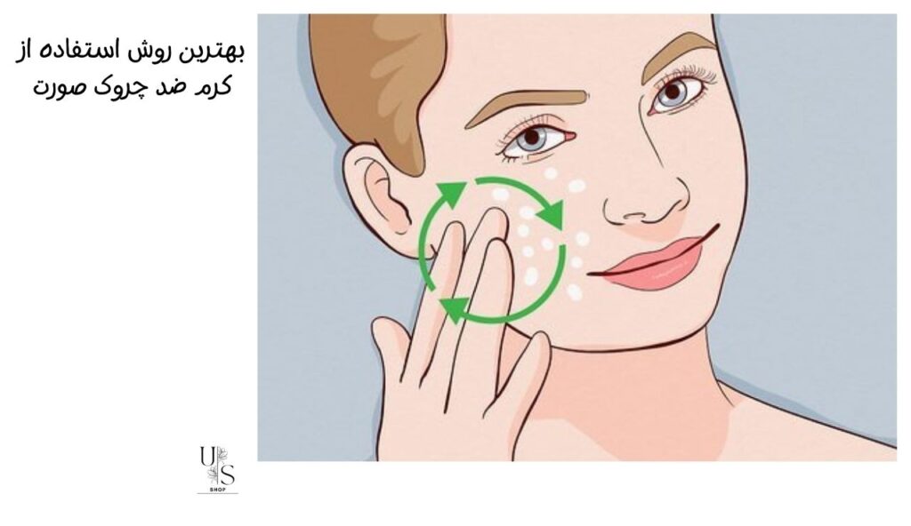 بهترین روش استفاده از کرم ضد چروک صورت